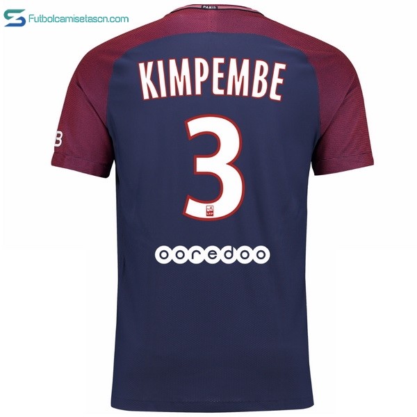 Camiseta Paris Saint Germain 1ª Kimpembe 2017/18
